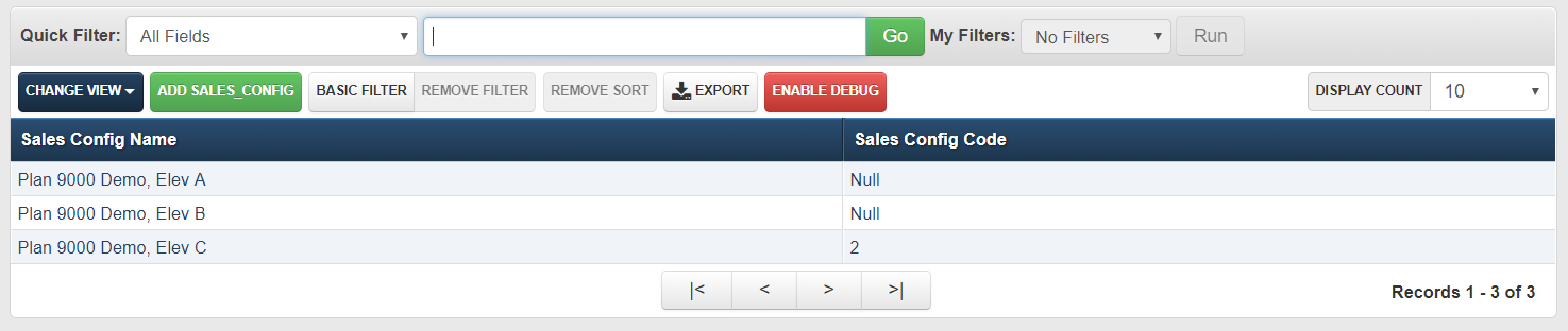 Plan Sales Configuration Browser